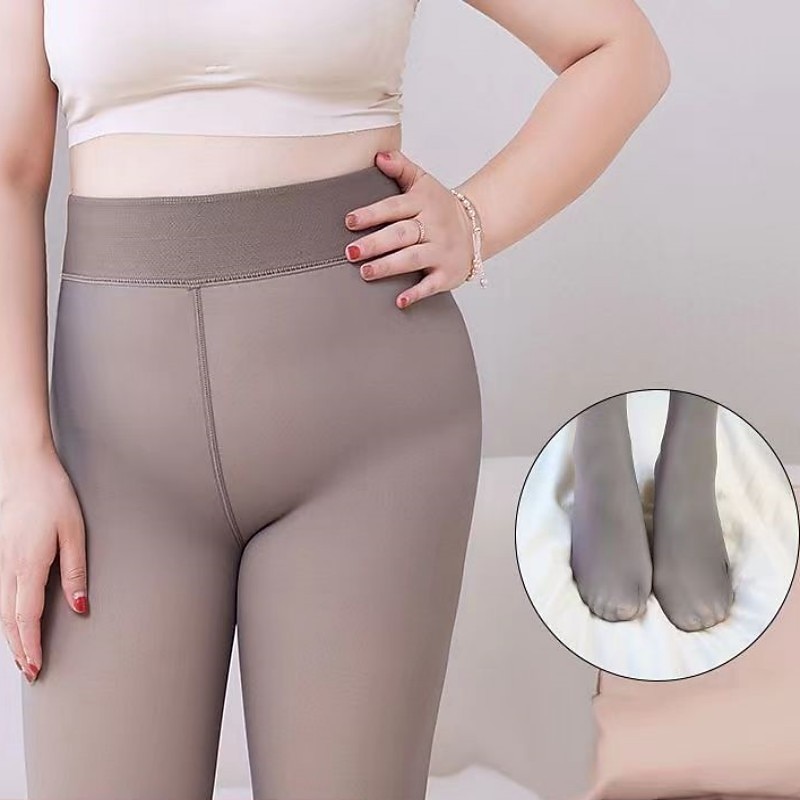 Women's Panty Hose Party Gift Daily Solid Color Acrylic Fibers Casual Warm Elastic Leg Shaping 1 Pair4