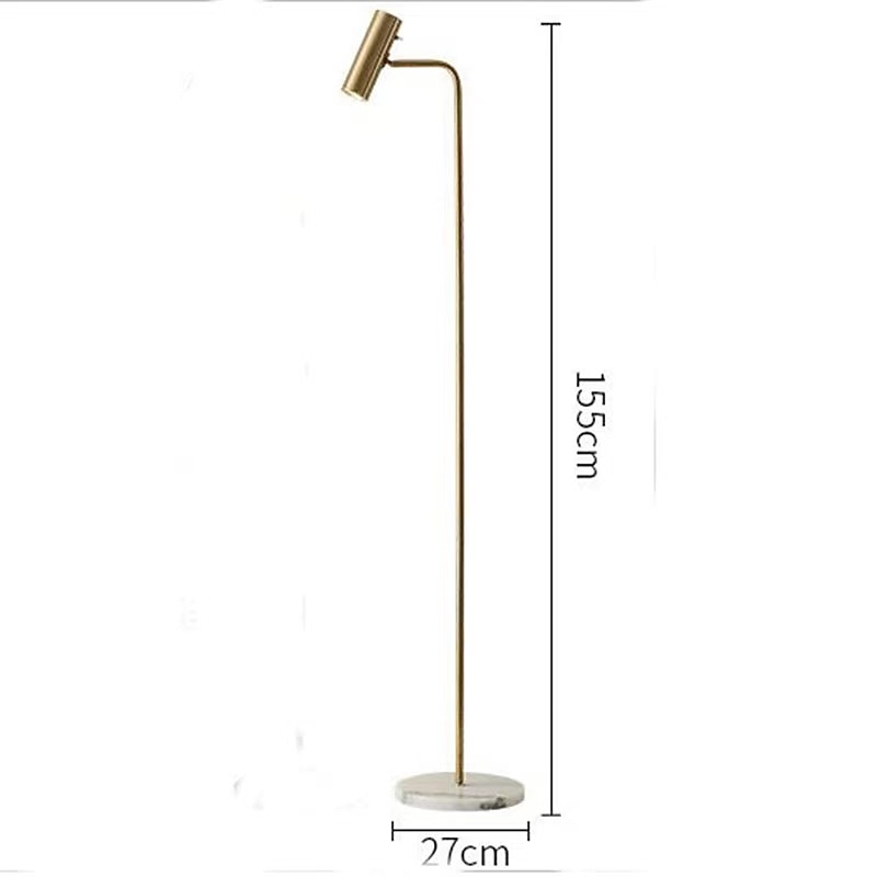 Floor Lights 3 Color Adjustable Neck Standing LampMetal Floor Lightwith Heavy Marble Based for Living Room Bedroom Reading Lamp 110-240V3