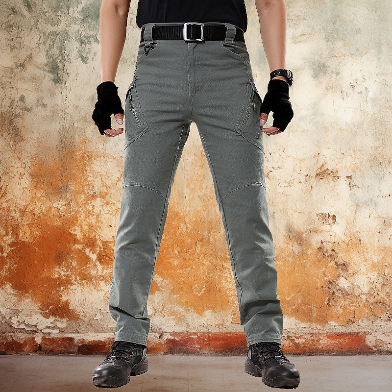Men's Cargo Pants Cargo Trousers Combat Trousers Tactical Pants Pocket Plain Comfort Breathable Outdoor Daily Going out Fashion Casual Black Brown3