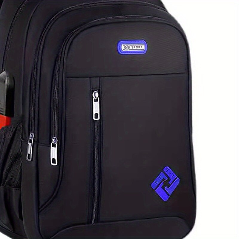 1pc Ultralight Backpack Men's Computer Backpack Large Capacity Travel High School Junior High School Students Schoolbag With USB Charging Port Anti-splash Water Schoolbag Laptop Notebook Bag2