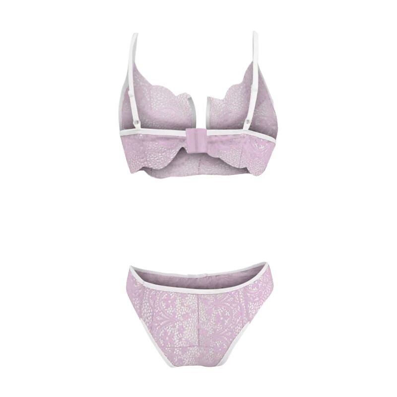 Women'S New Sexy Lingerie Flirtatious Three-Point High Elastic Female Lace Suit Erotic Underwear Home Outfits3