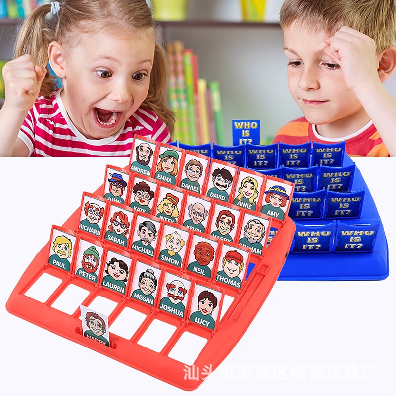 Guess Who I Am Card Puzzle Toys Logical Reasoning Guessing Character Games Parent-child Interaction Chess And Card Toys