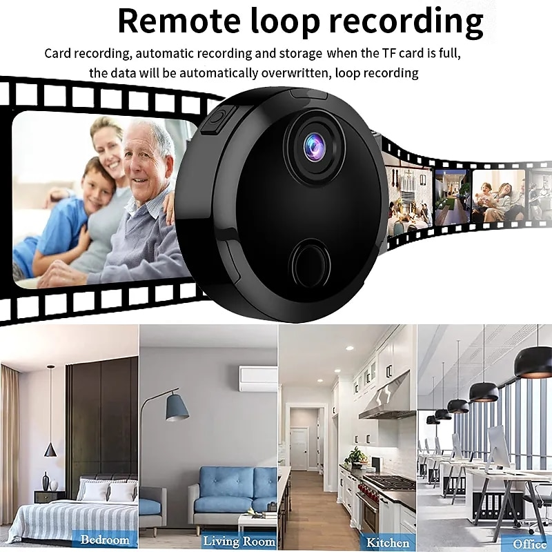 HDQ15 Mini Camera Surveillance IP Wifi HD 1080P Night Vision Remote Smart Home Micro Security Protection Baby Monitor Cameras3