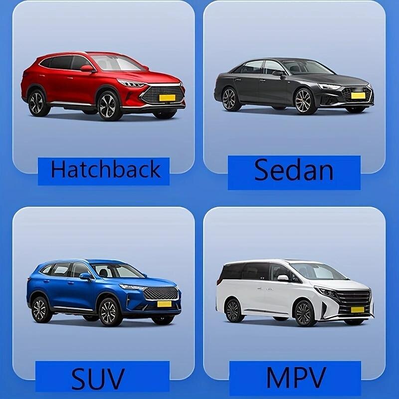 Upgraded Windshield Cover Magnet Sun Shade Waterproof Snowproof Car Front Window Sun Protection Cover With Reflective Strip & Windproof Fixing Belt3