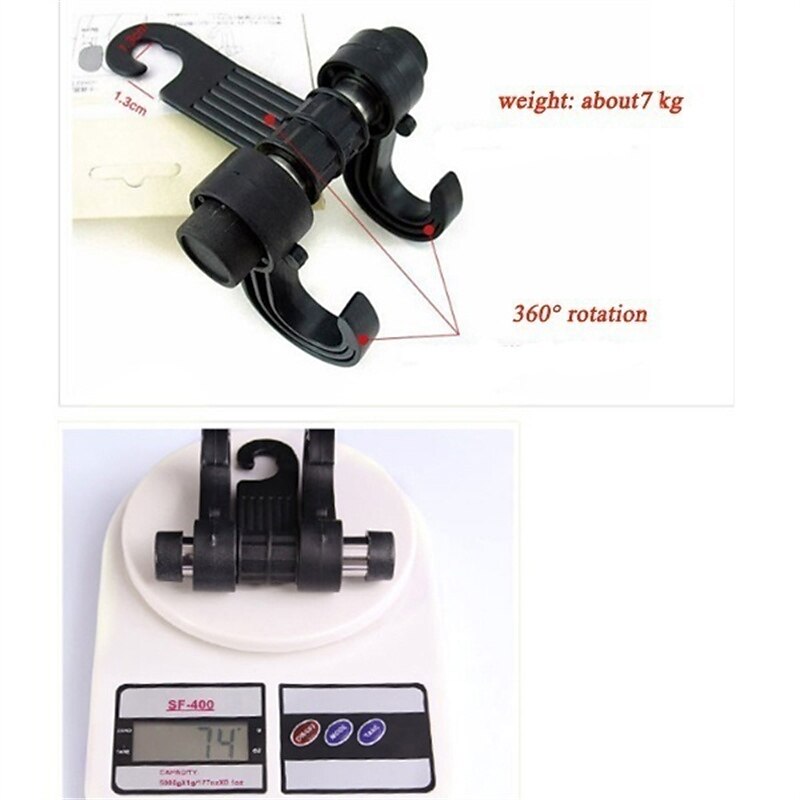 Universal Car Seat Back Storage Hook Sundries Hanger Bag Holder Multifunction Car Hooks Vehicle Storage Organizer3