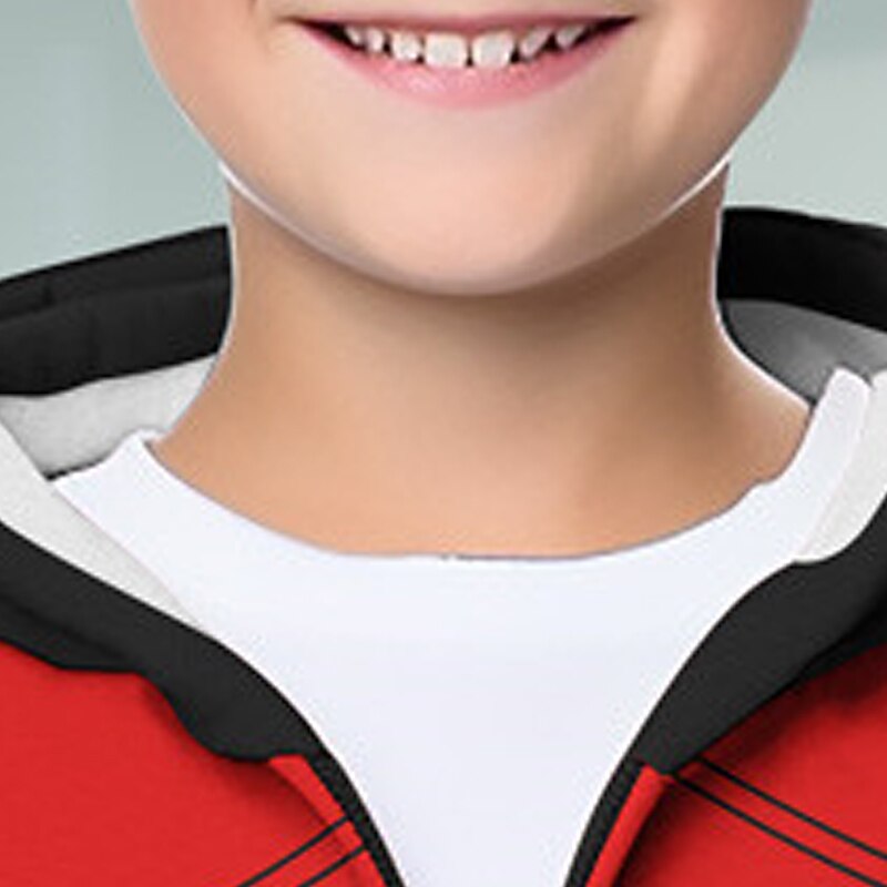 Boys 3D Spider Hoodie Coat Outerwear Long Sleeve 3D Print Fall Winter Fashion Streetwear Cool Polyester Kids 3-12 Years Outdoor Casual Daily Regular Fit4