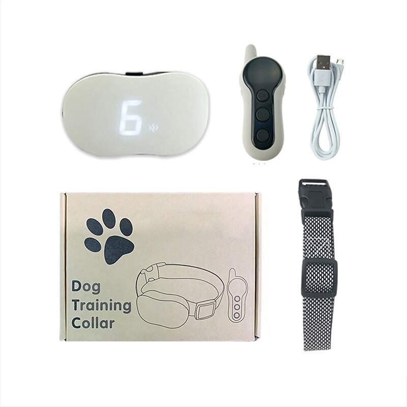 Intelligent Pet Barking Stop Device Barking Stop Collar Dog Waterproof Ultrasonic Fully Automatic Electric Shock Anti Barking Dog Trainer4