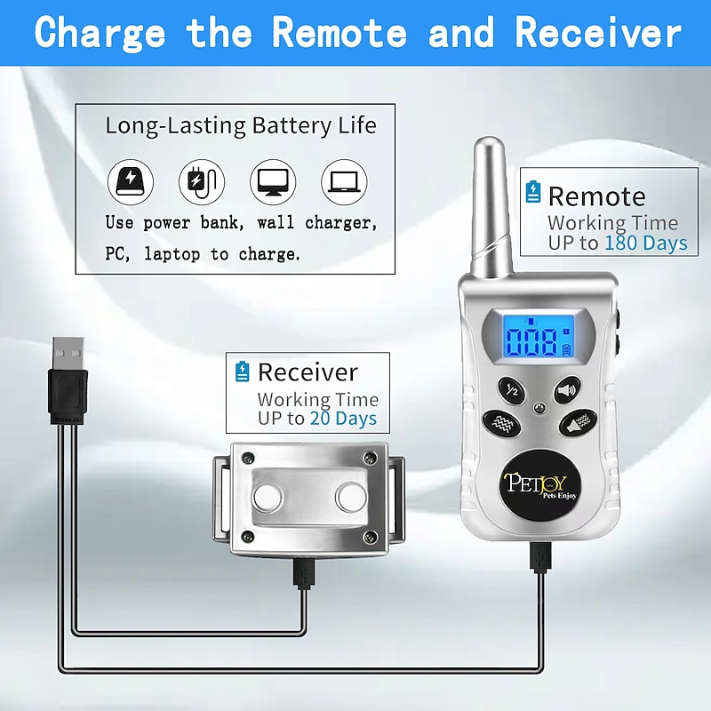 No Shock Dog Collar Vibration Collar for Small Medium Dogs Vibrating Dog Collar 1600Ft Remote Control IP67 Waterproof4