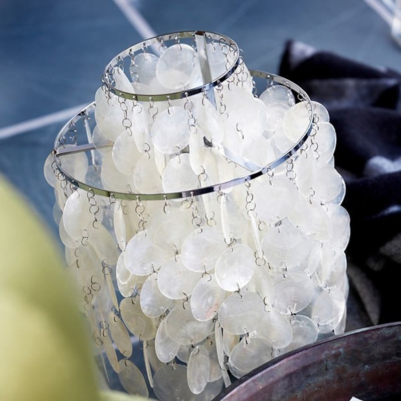 Shell Bedside Table Lamp Decoration Bedroom Bedside Lamp 110-240V2