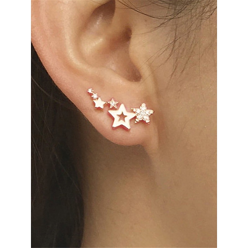 Women's Earrings Fashion Outdoor Star Earring 2025 - $6.49