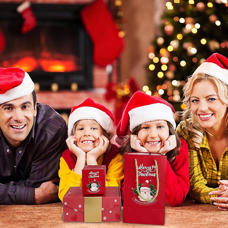 Surprise Christmas Gift Box Explosion - 2025 Newly Merry Xmas Surprise Gift Boxes Stocking Fillers,Gift Box Explosion for Money and Birthday, Pop-Up Explosion Gift Box4