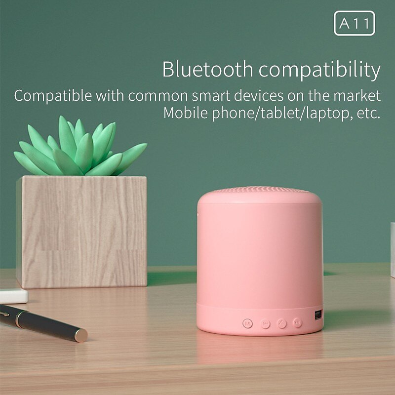 Mini Speaker Bluetooth Speakers Stereo Wireless Loudspeaker Mini Column Music Bass Outdoor Waterproof Speaker Portable Loudspeaker Box Equipment 8