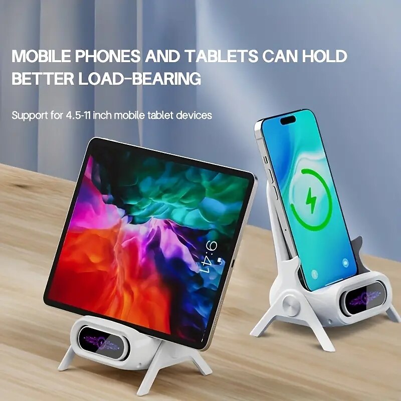 Wireless Charger 15 W for Cell Phone Wireless Charging Bracket Portable Wireless Charging Stand for IOS & Android