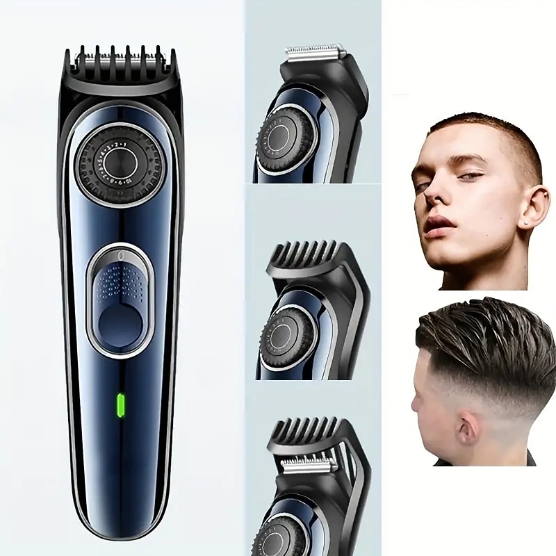 Professional Hair Clippers Hair Trimmer Kit For Men Cordless Barber Fade Clipper Hair Cutting Kit Beard T Outliner Trimmers Haircut Grooming Kit