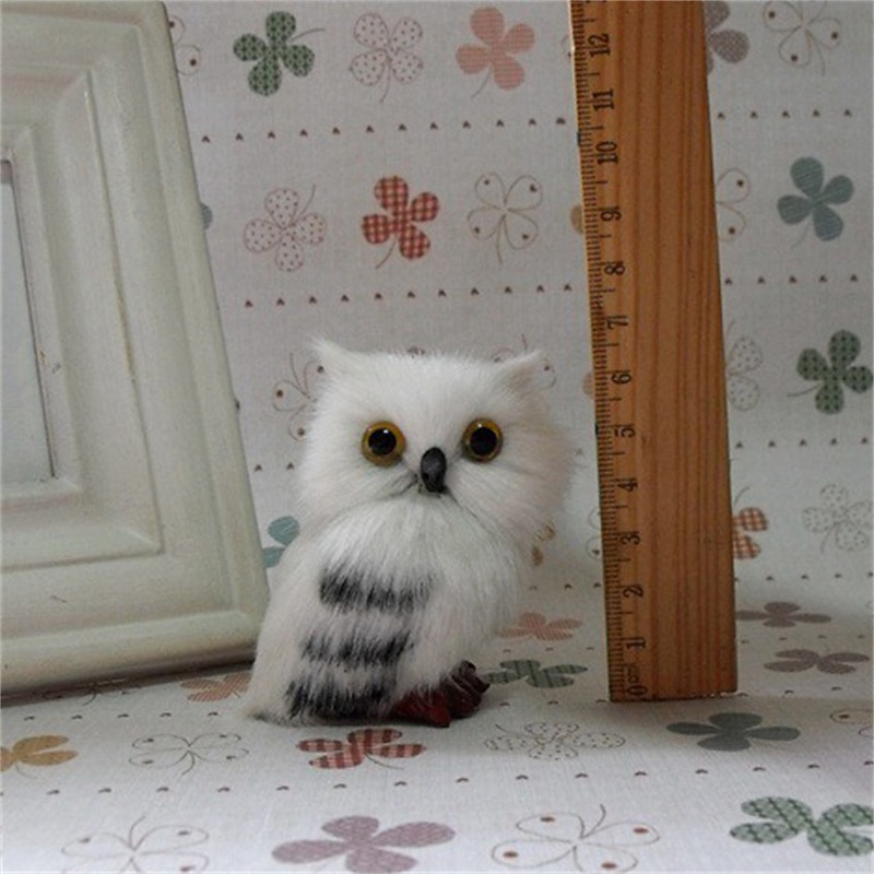 Static Model Simulation Owl White Magic Harry Festival Gift Gift Festival Tree Decoration Pendant3