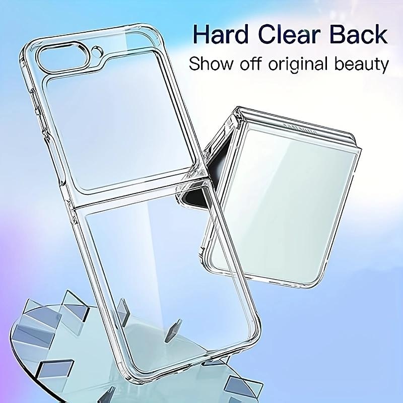 1 Set Screen Protector Back Screen Protector For Samsung Galaxy Z Flip 7 Z Flip 6 Z Flip 5 Tempered Glass TPU Hydrogel TPU 9H Hardness Anti Bubbles Anti-Fingerprint High Definition Ultra Thin4
