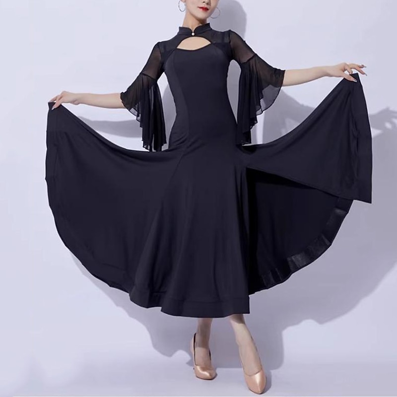 Ballroom Dance Competition Dress Women's Performance Party Modern Waltz Dancing Clothes Stage Dancewear Costumes2