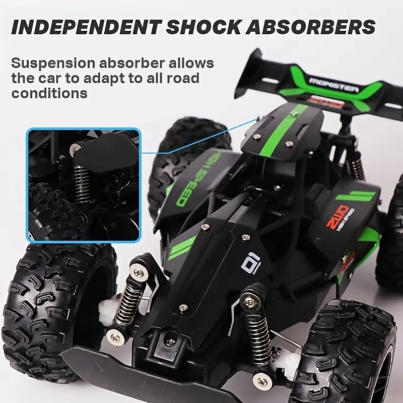 Remote Controlled Off-Road Vehicle 2.4g Preliminary High-Speed Vehicle Charging Boy Rc Remote Controlled Toy Car Children's Remote Controlled Vehicles3