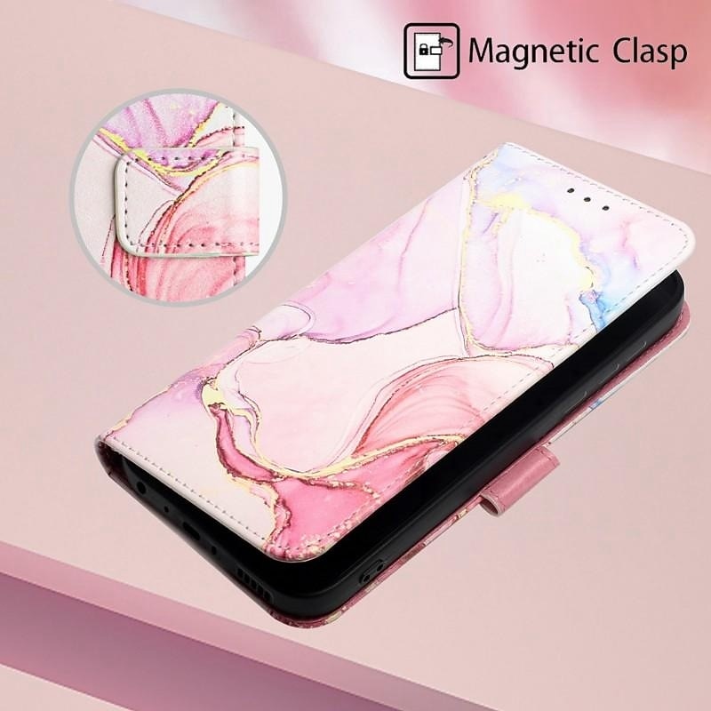 Phone Case For Samsung Galaxy S25 S24 S23 S23 FE S22 S21 Ultra Plus A54 A33 A23 A12 Wallet Case Full Body Protective Card Slot Holder Stand Shockproof Graphic Marble TPU PU Leather3