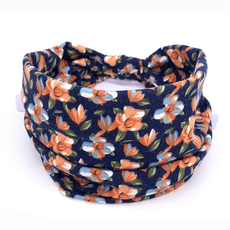 Women's Summer Wide Brimmed Hair Band Printing Elastic Exercise Yoga Hair Band Anti Sweat And Sweat Absorption Headband Headwear Hair Accessories4