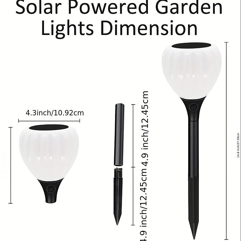 Solar Pathway Lights lame Balloon Lamp Courtyard Lawn Garden Wedding Holiday Christmas Decorative Lamp is Bigger and More Beautiful3