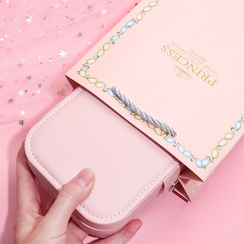 Hot-selling children's handmade diy beaded bracelet gift box set cute multicolor animation pendant resin bracelet jewelry3