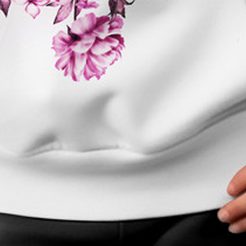 Girls' 3D Floral Hoodie Pullover Pink Long Sleeve 3D Print Fall Winter Active Fashion Cute Kids 3-12 Years Outdoor Casual Daily Regular Fit4