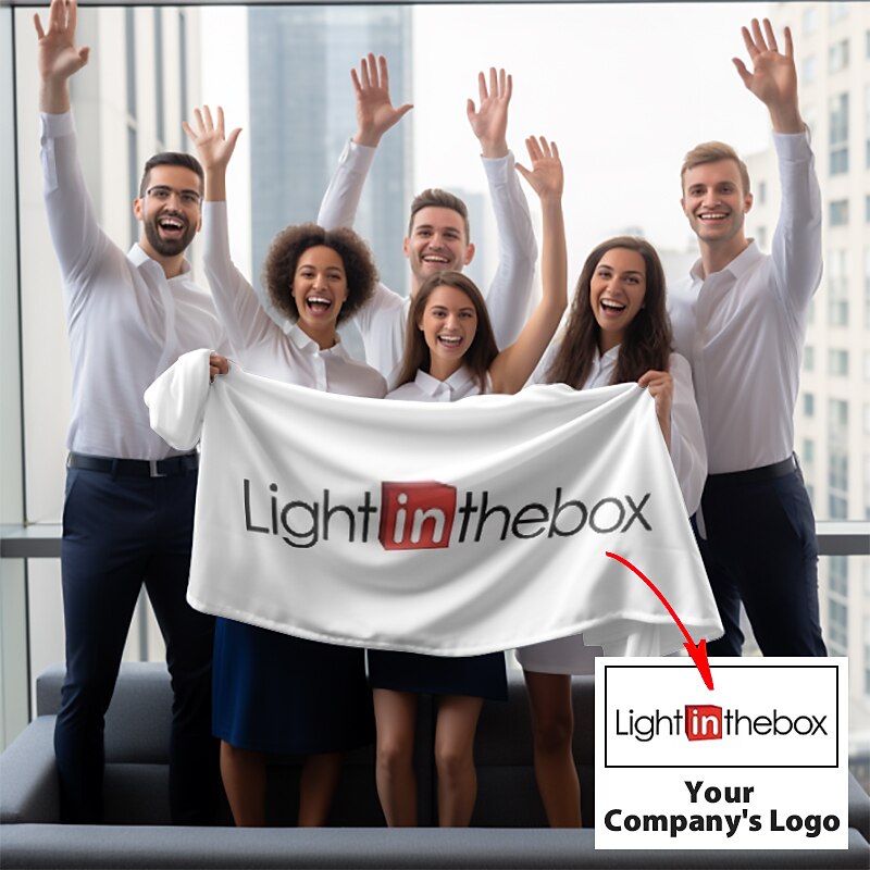 Customized Blankets For Enterprises Custom Blanket Fleece Blanket As A Gift， Christmas, Suitable For Company, Boys, Girls And Adults