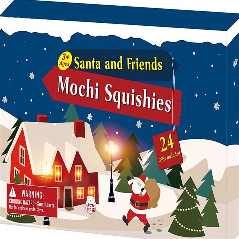 Christmas Advent Calendar Blind Box,Christmas animal set gift gift 24 days countdown to Christmas Advent children's blind box random for Christmas Gifts