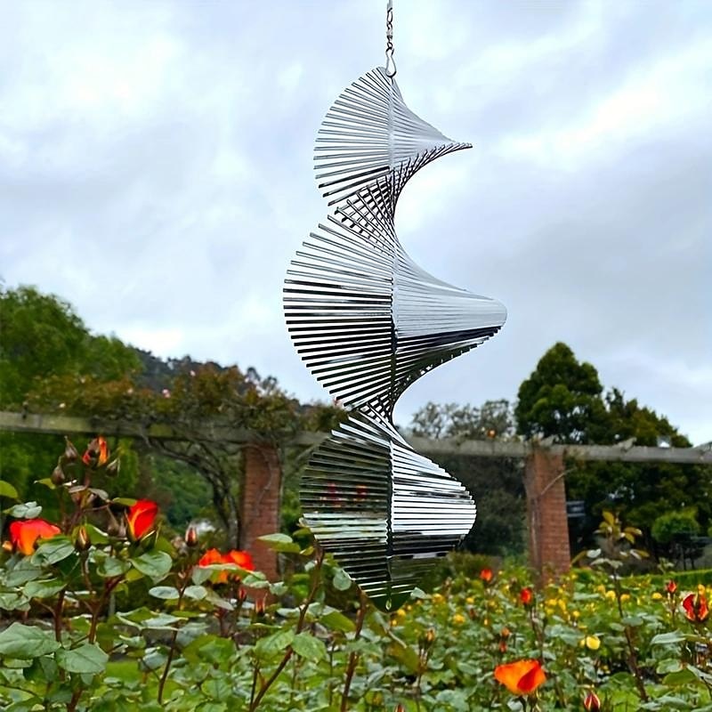 Wind Spinners for Yard Metal Garden Spinner Outdoor Courtyard Decoration Hanging Decoration, Garden Patio Decoration, Send Friends And Relatives To Commemorate The Wind Chimes, Memorial Gifts3