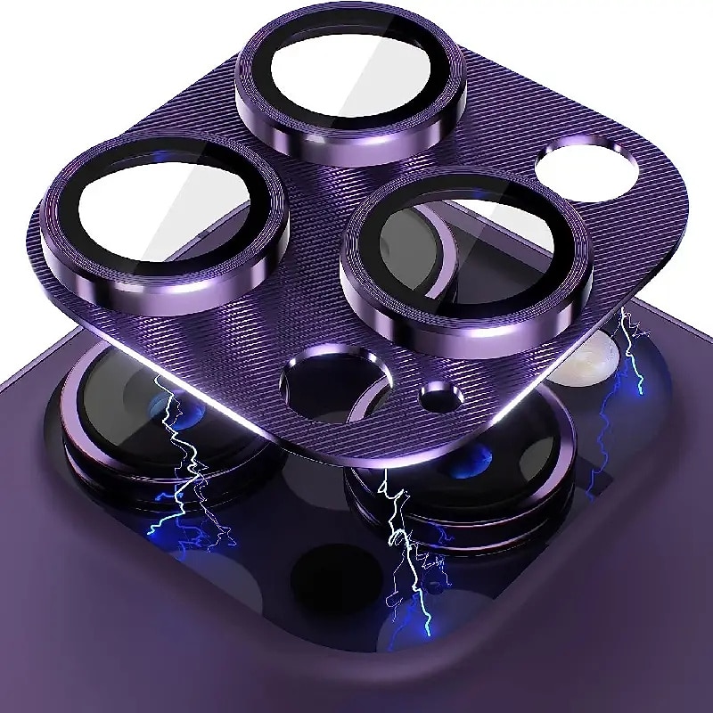 1 Set Camera Lens Protector For Apple iPhone 16 15 14 Pro Max Plus iPhone 16 iPhone 15 Pro Max Plus Tempered Glass 9H Hardness