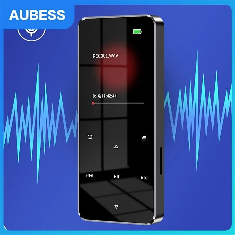 Q8 Met Bluetooth 5.0 MP3 Speler Full 1.8 inch Touch Screen  4GB 8GB 16GB 32GB MP4 Player Muziekspeler Met Ingebouwde Speaker Fm Radio Recorder4