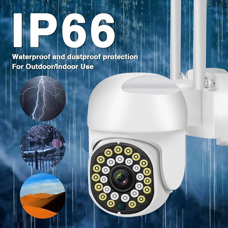 Full HD 1080P WiFi IP Camera Wireless Speed Dome PTZ IP66 Waterproof CCTV IR Outdoor Indoor NetCam Monitoring Auto Tracking Full Color Night Vision Security Camera3