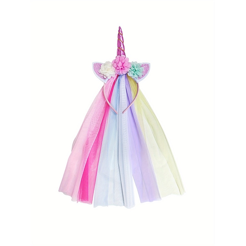 Unicorn Dress Cosplay Wigs Bag Dance Tight Tutus Movie Cosplay for Girls' Toddler Kid's Carnival New Year Masquerade Wedding Wedding Guest4