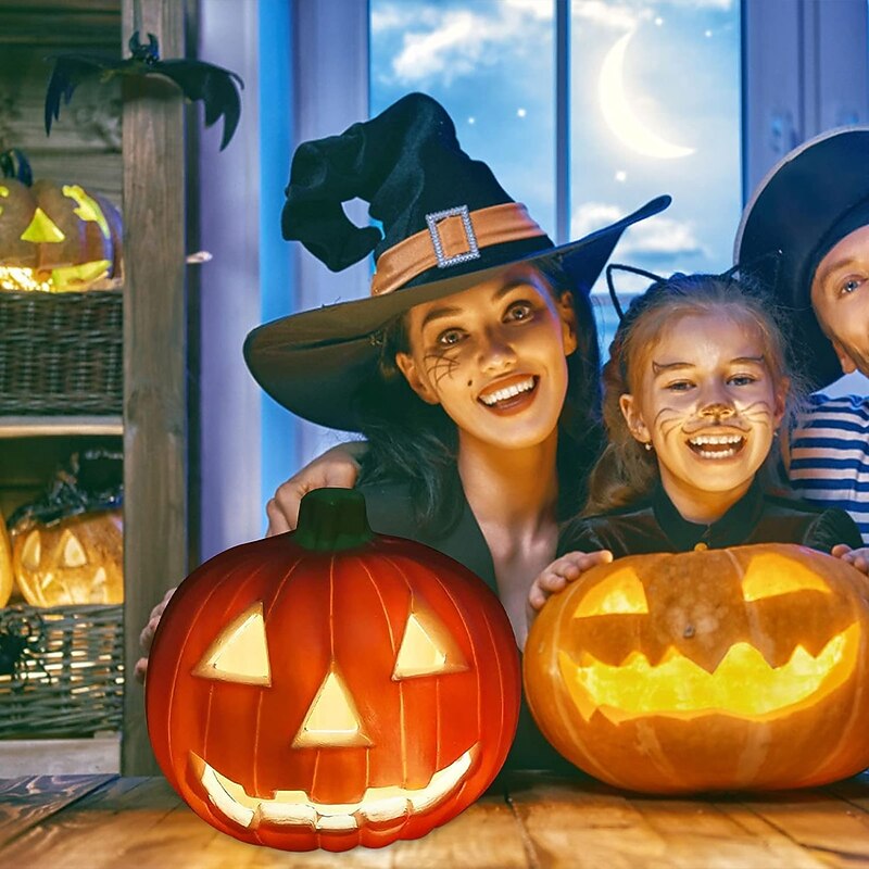 Halloween LED Pumpkin Lantern 22 x 20 cm Halloween Decoration Battery Operated Halloween Pumpkin Halloween Decoration Pumpkin2