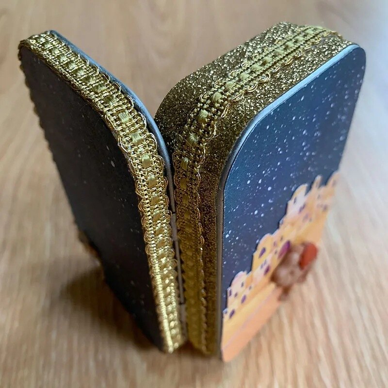 Christmas Nativity, Hand Sculpted Painted Nativity Figure, A Lovely, Little Nativity Scene, Xmas Holy Family Decor Gift for Indoor Home Display, Tabletop 8.8*11.5*2.8cm4