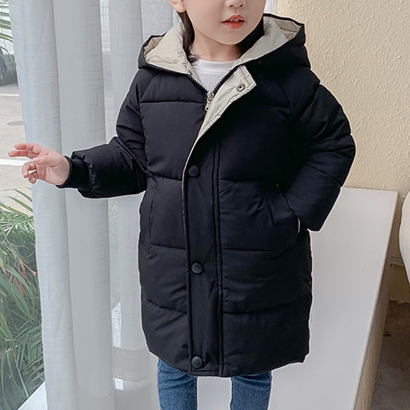 Kids Girls' Down Coat Graphic Active School Coat Outerwear 2-9 Years Spring Camouflage Black Denim Blue Bean Green2