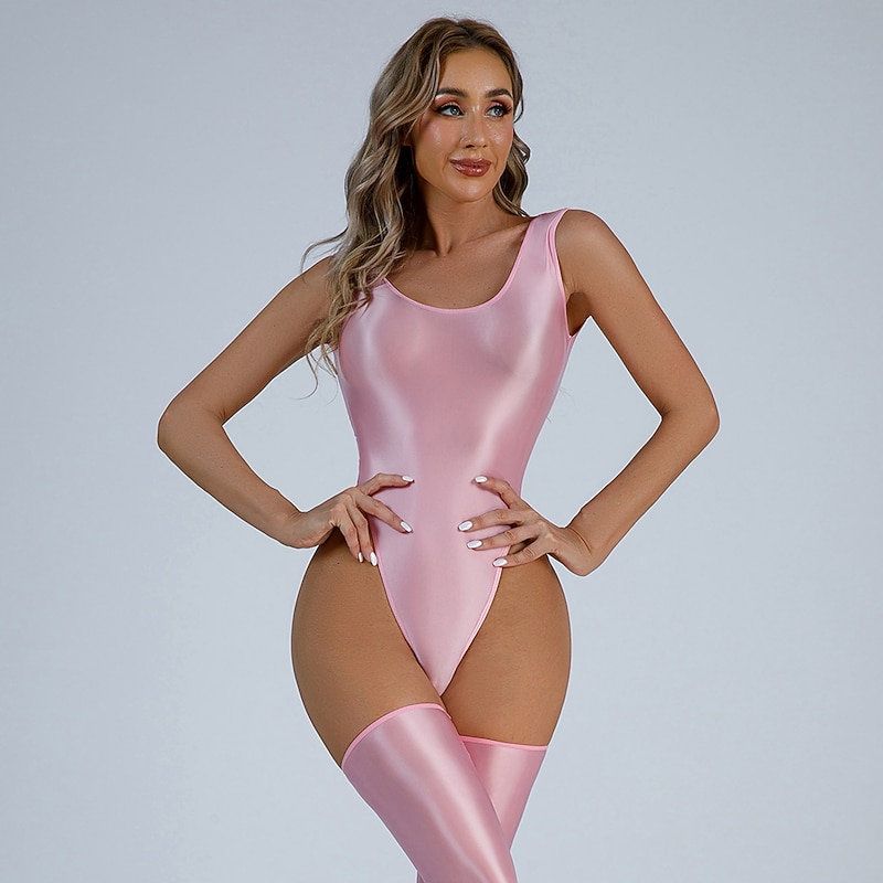 Dance Costumes Activewear Exotic Dancewear Leotard / Onesie Pure Color Women's Performance Training Sleeveless High Polyester