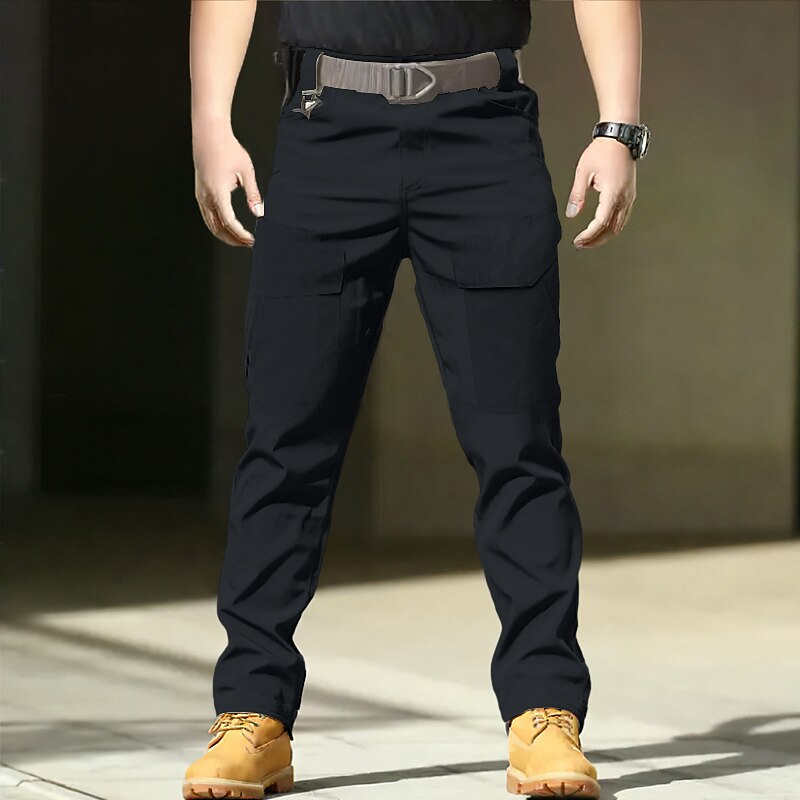 Men's Cargo Pants Combat Trousers Tactical Pants Trousers Pocket Plain Comfort Breathable Outdoor Daily Going out Fashion Casual Black Green2