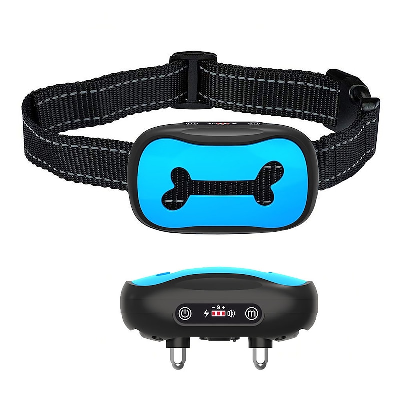 Popular Pet Bark Stopper Intelligent Identification Charging Waterproof Electric Shock Dog Training Collar Dog Training Device3
