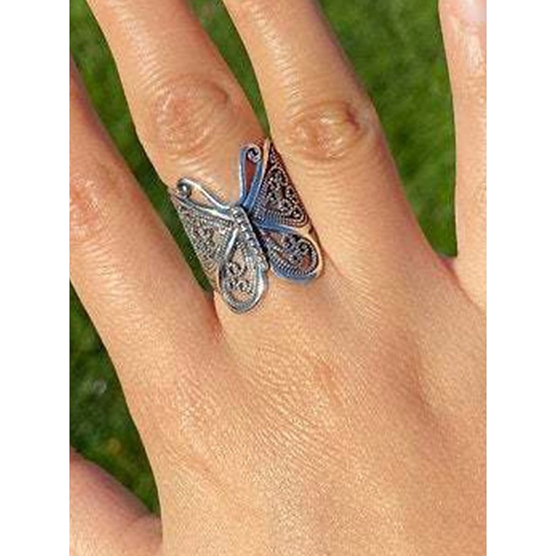 Women's Rings Fashion Outdoor Butterfly Ring 7