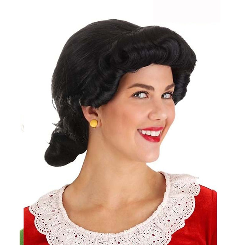 Popeye Olive Oyl Wig for Women Cosplay Party Wigs Halloween Wigs