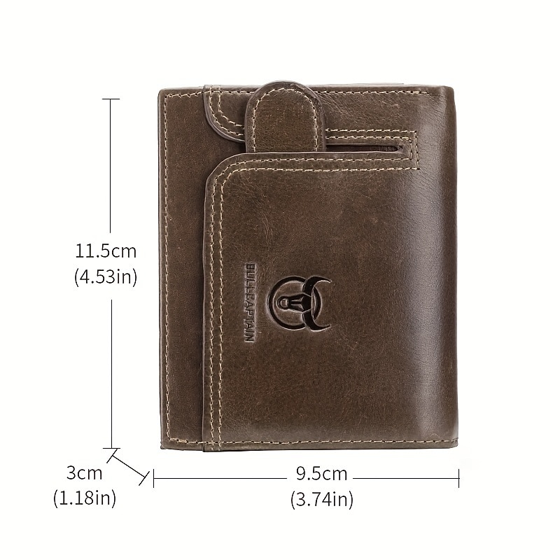 Leather Large-capacity Men's Wallet Driver's License Retro Leather Wallet Multi-card Position Thickened Chao Brand Credit Card Wallet Fashion Wallet Large-capacity Card Bag2