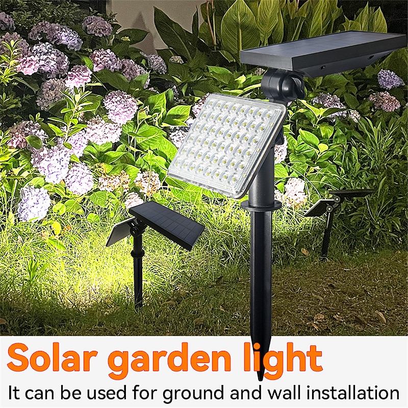 62 leds Solar Garden Lights Adjustable Outdoor Solar Lamp Waterproof Wall Lighting for Garden Decoration Light2