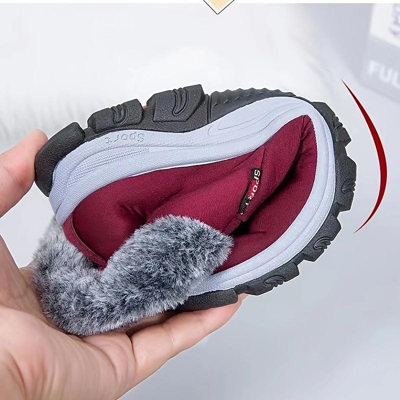 Women's Winter Waterproof Snow Boots with Faux Fur Lining – Warm, Non-Slip Ankle Boots for Outdoor and Casual Wear4