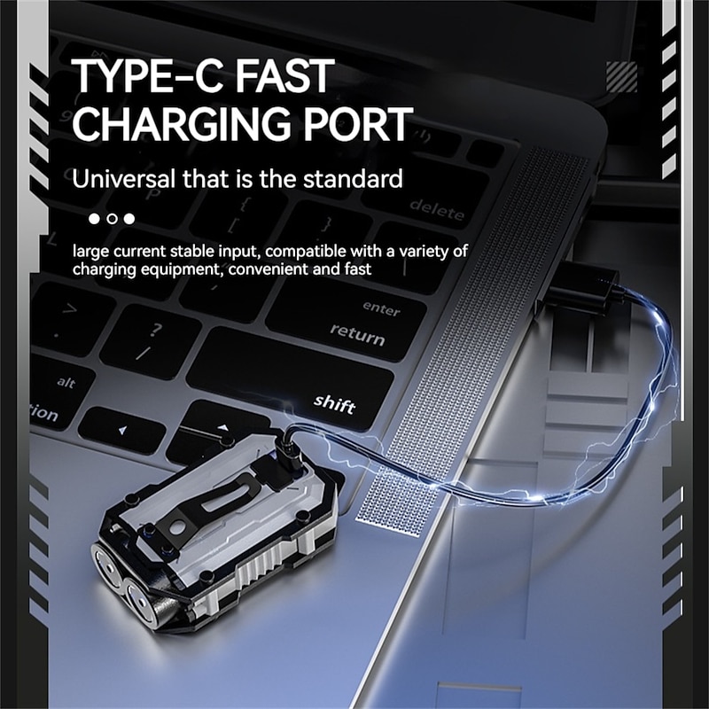 Powerful 2 XTECOB Flashlight with Powerful Magnet Mini Flashlight Rechargeable Hat Clip Light Outdoor Waterproof Camping Fishing4