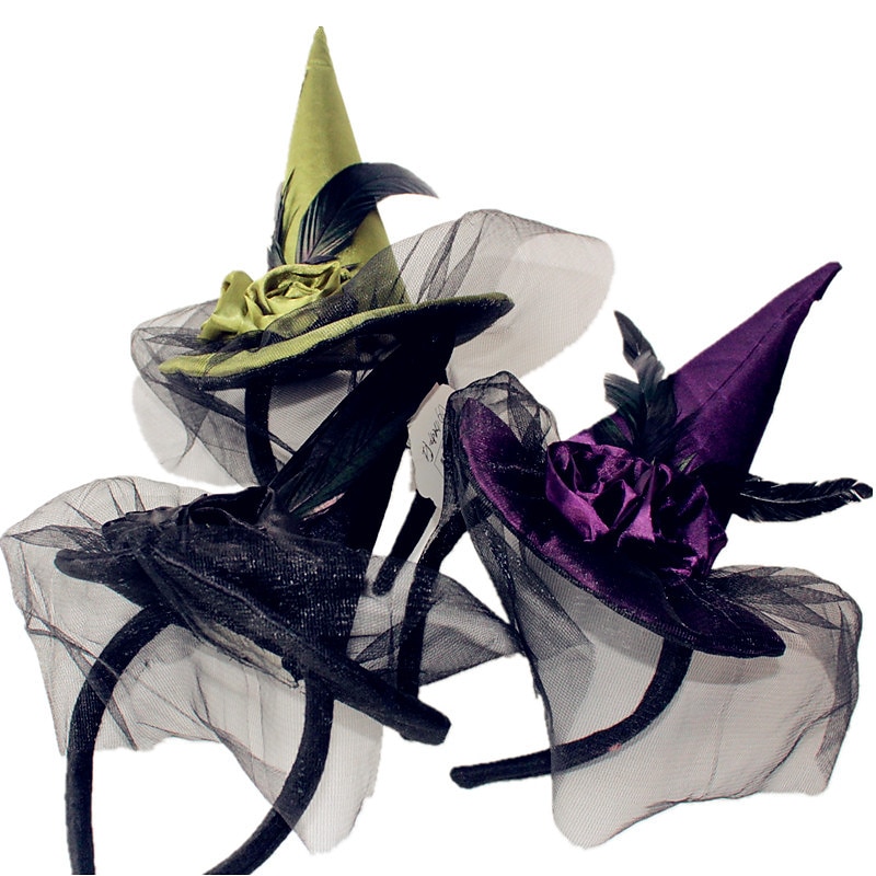 Witch Hat Adults' Women's Halloween Halloween Carnival Easy Carnival Costume for Walpurgis Night2
