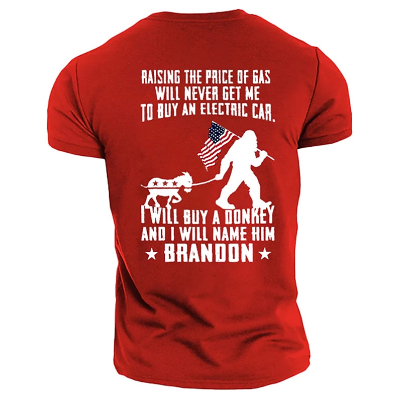 Patriotic T Shirts For Men Letter Pistol T Shirt Tee Top 100% Cotton Short Sleeve Graphic Shirt Black White Army Green Comfortable Tee Sports Outdoor Holiday Fashion Designer Clothing3