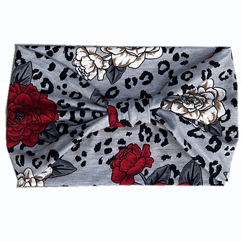 Bohemian New Headband Leopard Print Headband Printed Wide Edge Hair Band Yoga Sports Fitness Anti Sweat Hair Band Accessories4