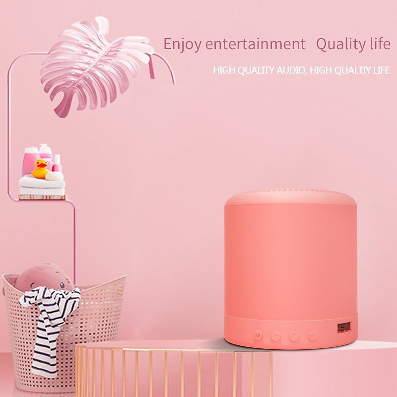 Mini Speaker Bluetooth Speakers Stereo Wireless Loudspeaker Mini Column Music Bass Outdoor Waterproof Speaker Portable Loudspeaker Box Equipment 10